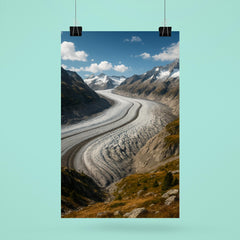 Aletsch Glacier Switzerland poster 6