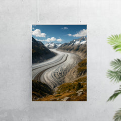 Aletsch Glacier Switzerland poster 7