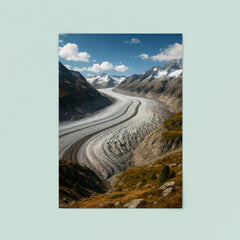 Aletsch Glacier Switzerland poster 8
