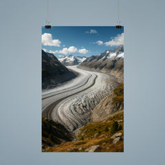 Aletsch Glacier Switzerland poster 9