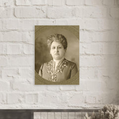 Aletta Jacobs metal print mockup