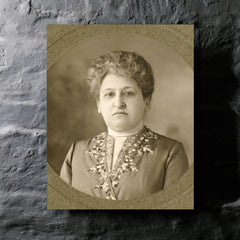 Aletta Jacobs metal print mockup