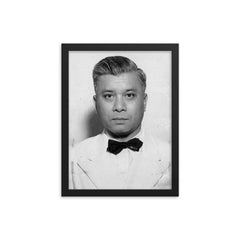 Alexander Andries Maramis framed print on a plain backdrop in size 12"x16".