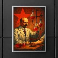 Alexander Bogdanov red star transfusion laboratory poster 5