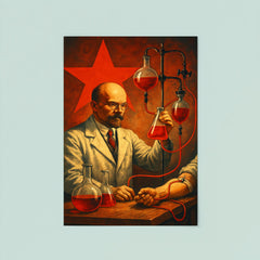 Alexander Bogdanov red star transfusion laboratory poster 8