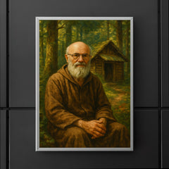 Alexander Grothendieck in forest hermit retreat poster 5