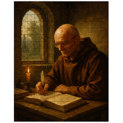 Alexander Grothendieck in monastic solitude jigsaw puzzle