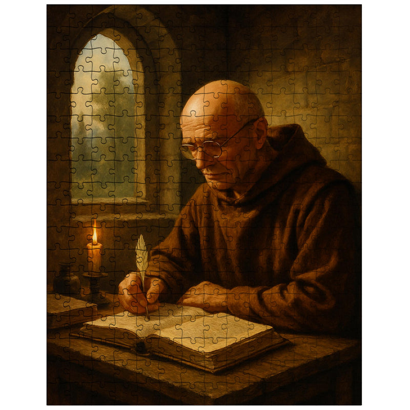 Alexander Grothendieck in monastic solitude jigsaw puzzle
