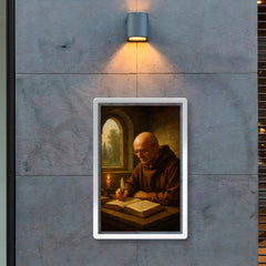 Alexander Grothendieck in monastic solitude poster 2