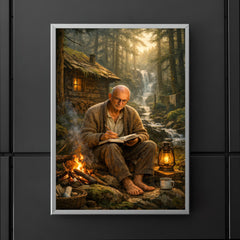 Alexander Grothendieck in reclusive forest solitude poster 5