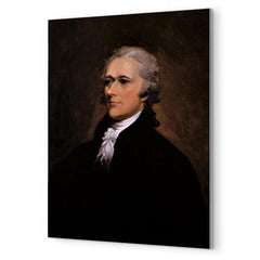 Alexander Hamilton by John Trumbull metal print mockup