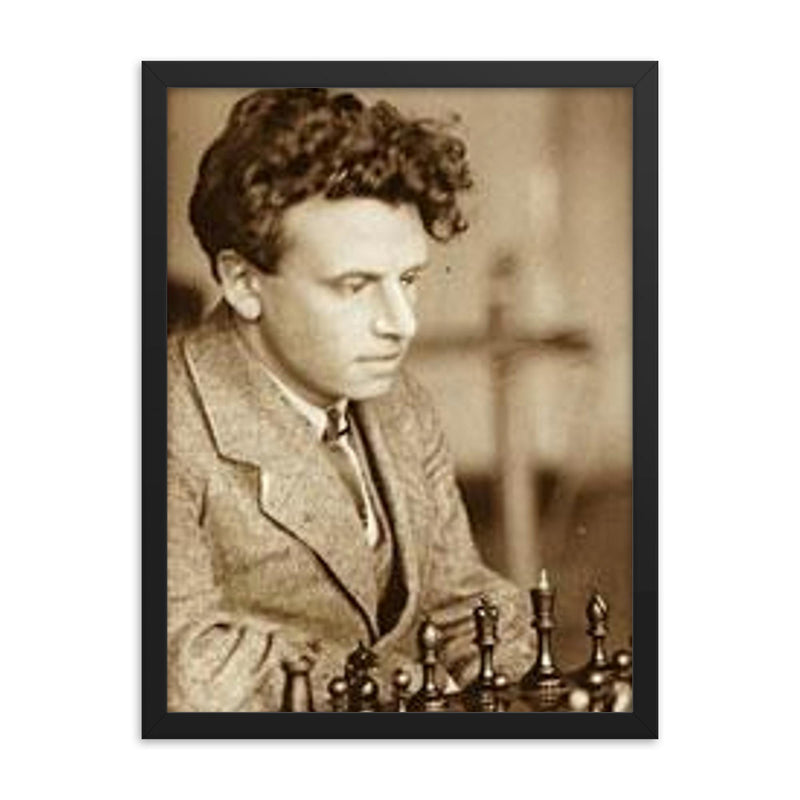 Alexander Ilyin-Genevsky framed print on a plain backdrop in size 18