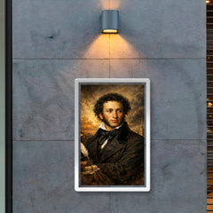 Alexander Pushkin in black frock coat poster 2