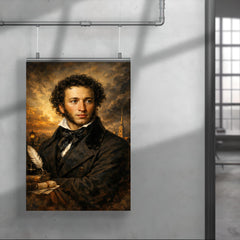 Alexander Pushkin in black frock coat poster 4