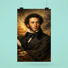 Alexander Pushkin in black frock coat poster 6