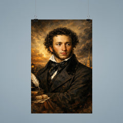 Alexander Pushkin in black frock coat poster 9