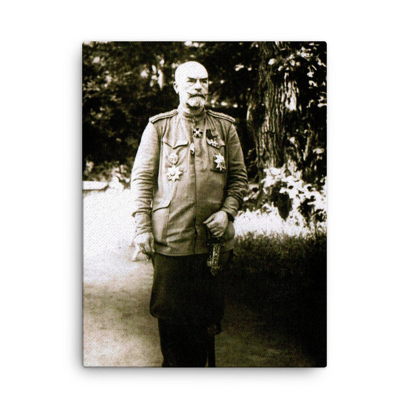 Alexander Ragoza canvas print on a plain backdrop in size 18