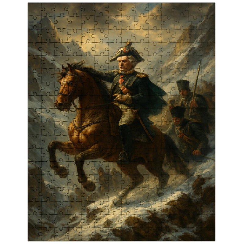 Alexander Suvorov crossing the Alps jigsaw puzzle