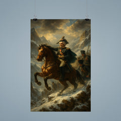 Alexander Suvorov crossing the Alps poster 9
