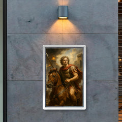 Alexander the Great and Bucephalus at the Siege of Tyre poster 2