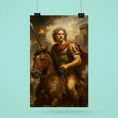 Alexander the Great and Bucephalus at the Siege of Tyre poster 6