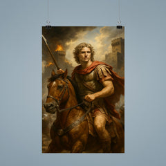 Alexander the Great and Bucephalus at the Siege of Tyre poster 9