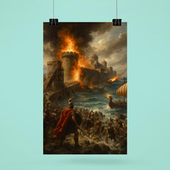 Alexander the Great at the Siege of Tyre poster 6