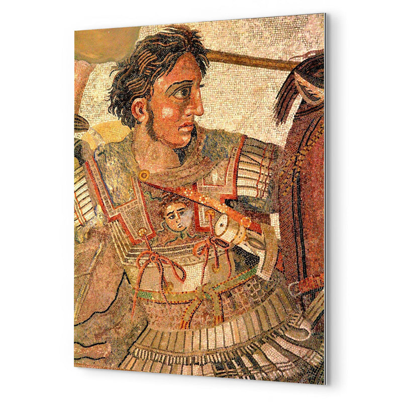 Alexander the Great metal print mockup