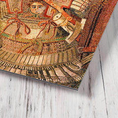 Alexander the Great Mosaic metal print mockup