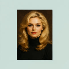 Alexandra Bastedo portrait poster 8