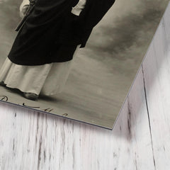 Alexandra David-Néel metal print mockup