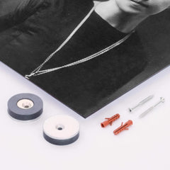 Alexandra Kollontai metal print mockup