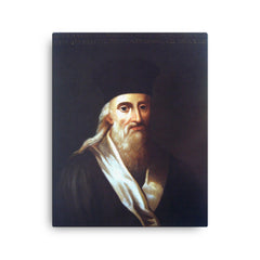Alexandre de Rhodes canvas print on a plain backdrop in size 16"x20".