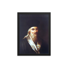 Alexandre de Rhodes framed print on a plain backdrop in size 12"x16".