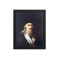 Alexandre de Rhodes framed print on a plain backdrop in size 8"x10".