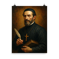 Alexandre de Rhodes poster on a plain backdrop in size 8"x10".