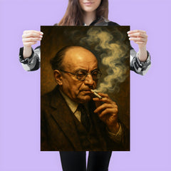 Alexandre Kojeve in Hegelian cigarette haze poster 3