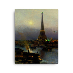 Alexey Bogolyubov painting canvas print on a plain backdrop in size 16"x20".