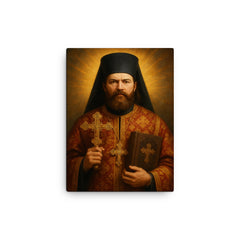 Alexis Toth canvas print on a plain backdrop in size 12"x16".