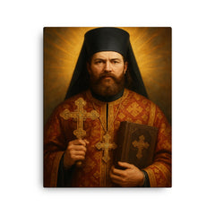 Alexis Toth canvas print on a plain backdrop in size 16"x20".