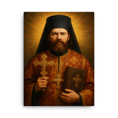 Alexis Toth canvas print on a plain backdrop in size 18"x24".