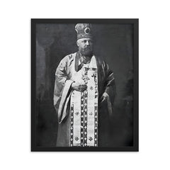 Alexis Toth framed print on a plain backdrop in size 16"x20".