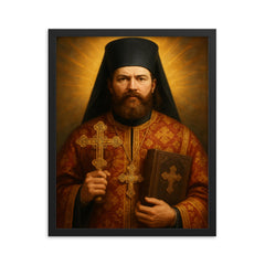 Alexis Toth framed print on a plain backdrop in size 16"x20".