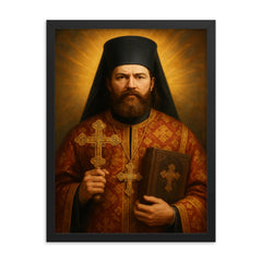 Alexis Toth framed print on a plain backdrop in size 18"x24".