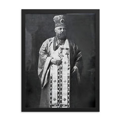 Alexis Toth framed print on a plain backdrop in size 18"x24".