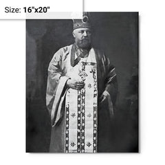 Alexis Toth metal print on a plain backdrop in size 16"x20".