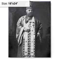 Alexis Toth metal print on a plain backdrop in size 18"x24".