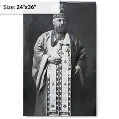 Alexis Toth metal print on a plain backdrop in size 24"x36".