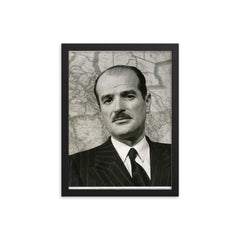 Alfonso Gumucio Reyes framed print on a plain backdrop in size 12"x16".