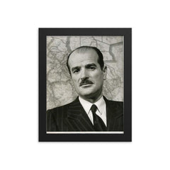 Alfonso Gumucio Reyes framed print on a plain backdrop in size 8"x10".